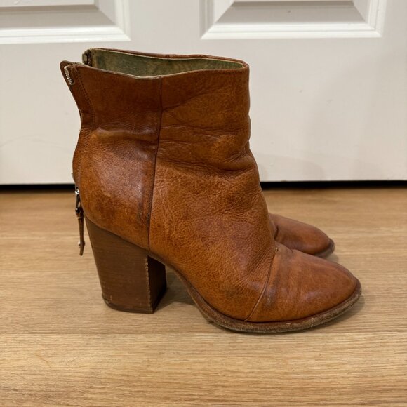 Rag & Bone Leather Ankle Boots – Brown, Size 37 - Picture 3 of 6